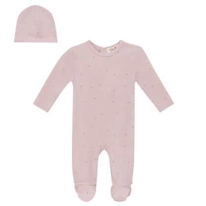Sprinkle Print Onesie and Hat