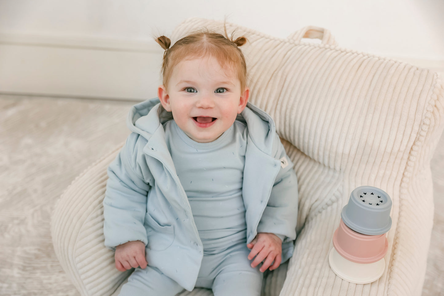 Sprinkle Print Onesie and Hat