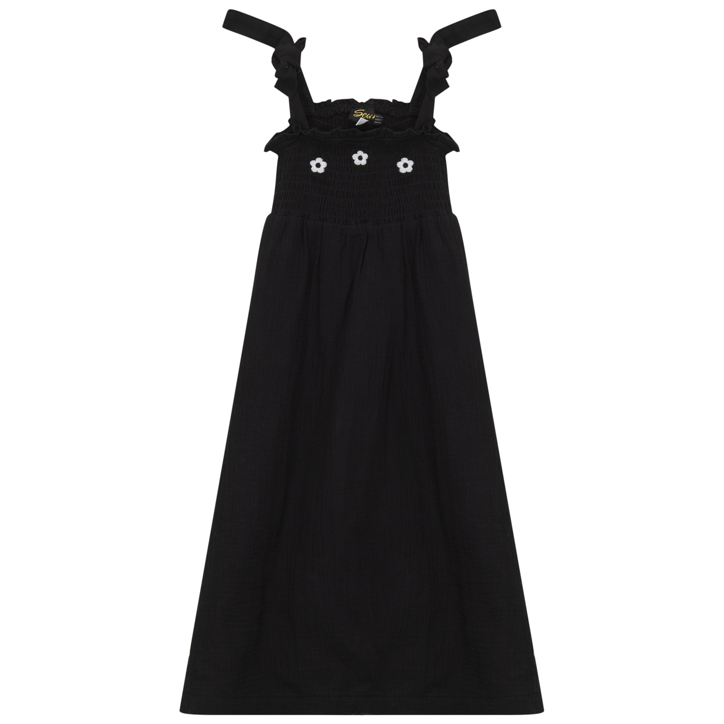 Girls Jumper Robe Black