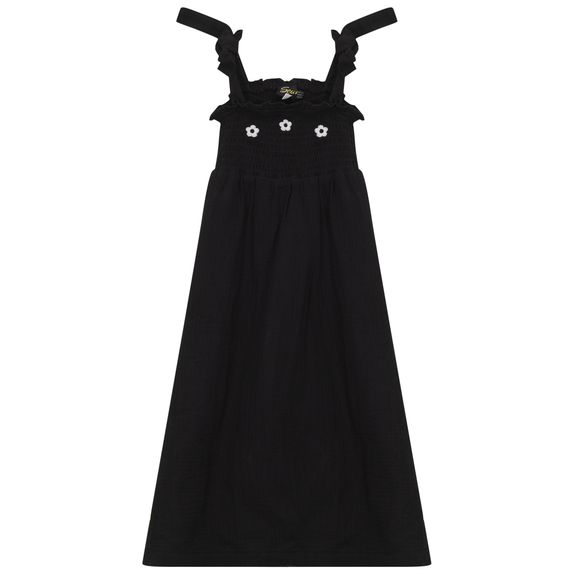 Girls Jumper Robe Black