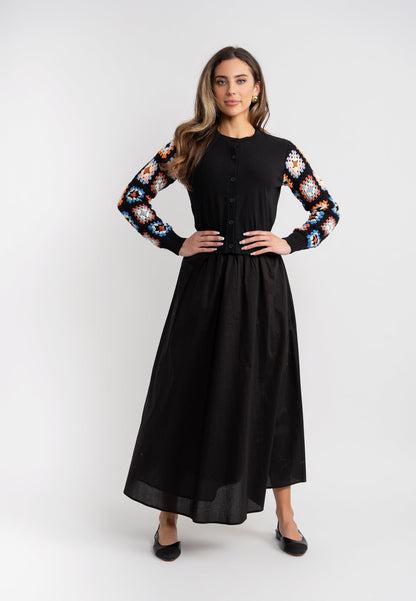 Knit Crochet Cardigan