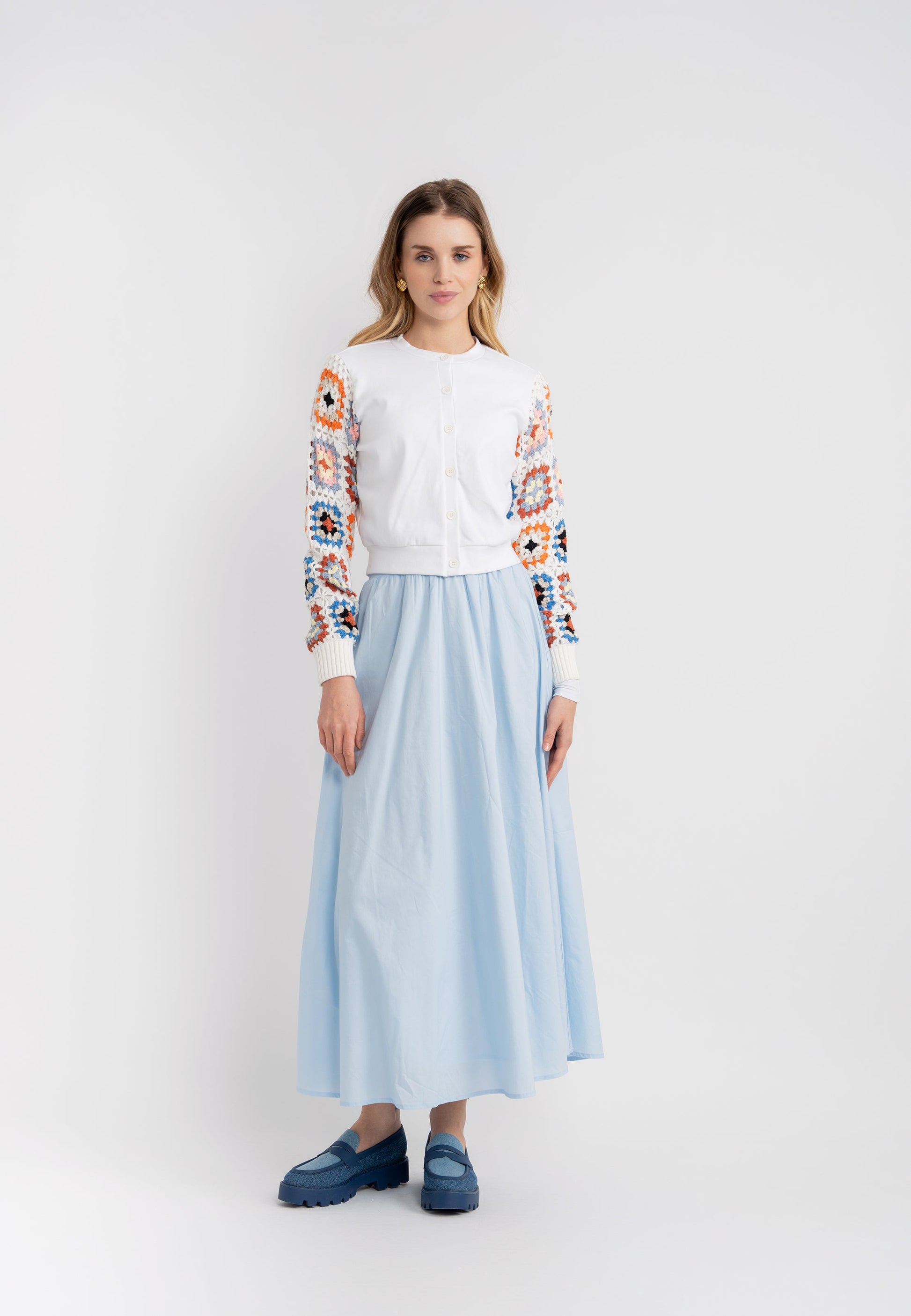 Knit Crochet Cardigan