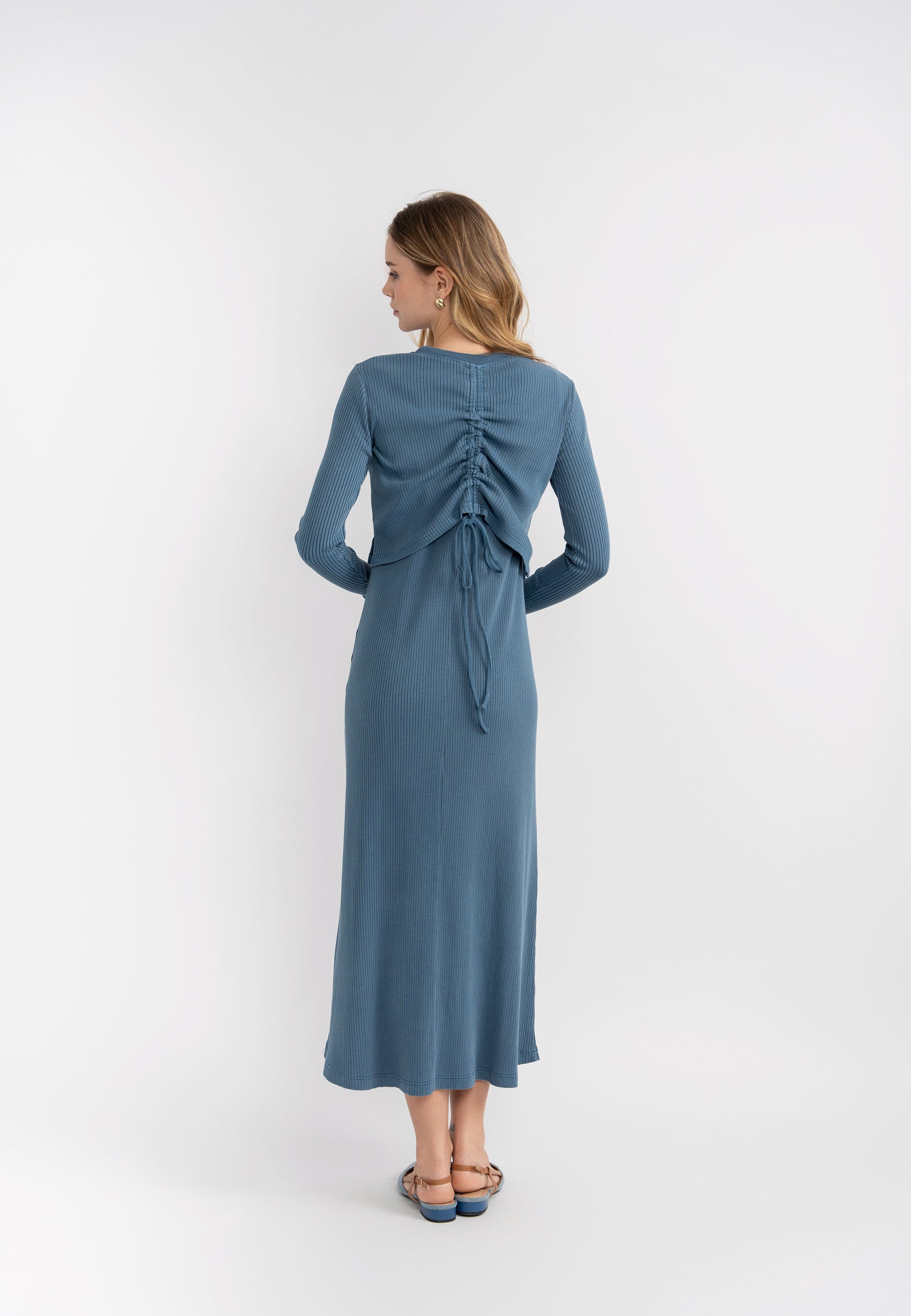 Distressed Ribbed Jumper