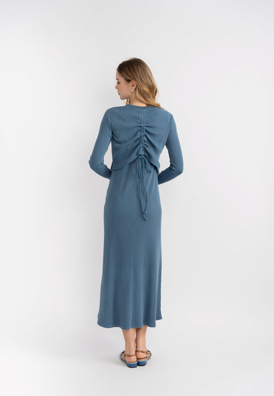 Distressed Ribbed Jumper