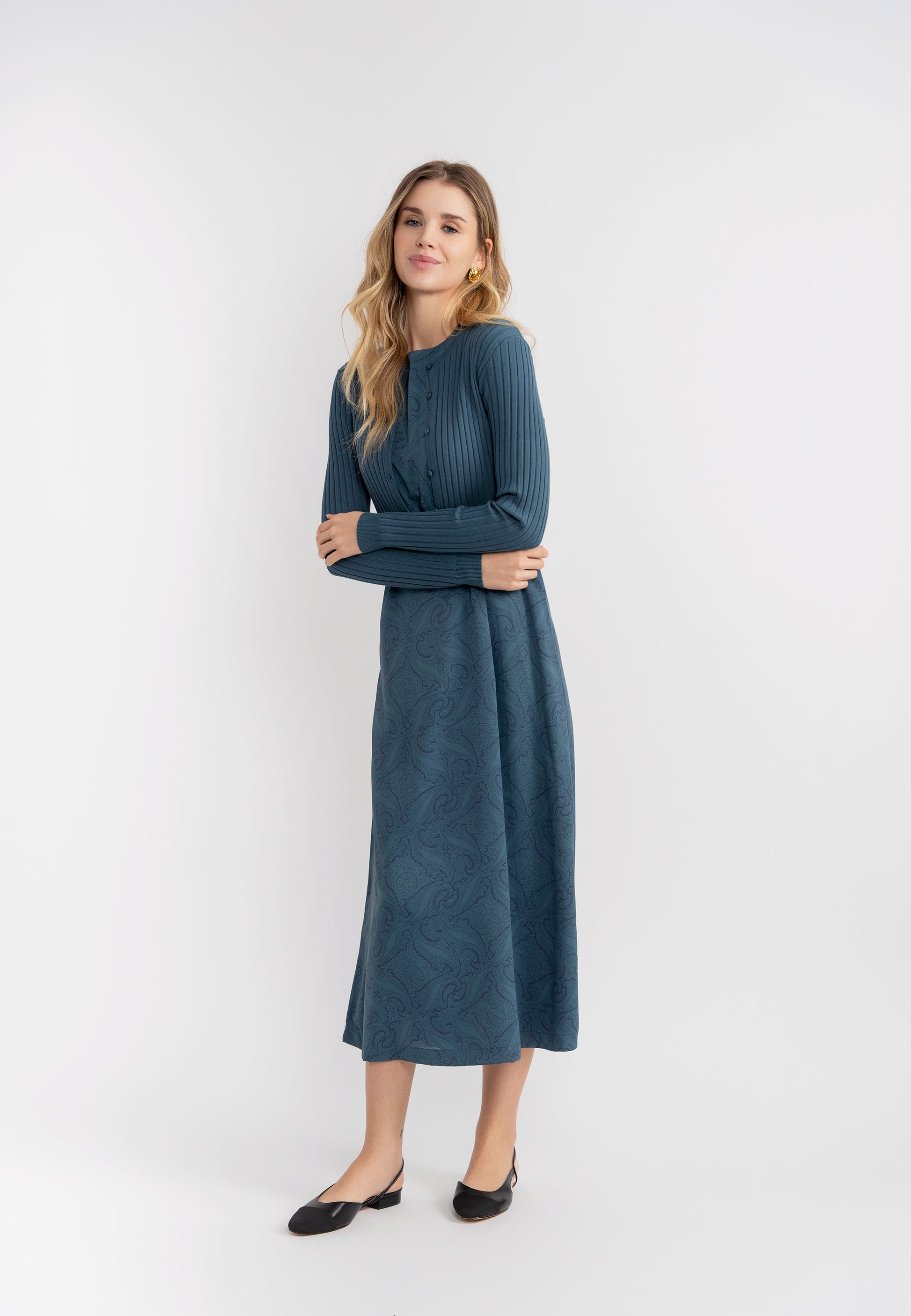 Paisley Print Jumper Set