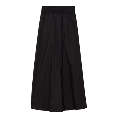 Circle Midi Skirt Black
