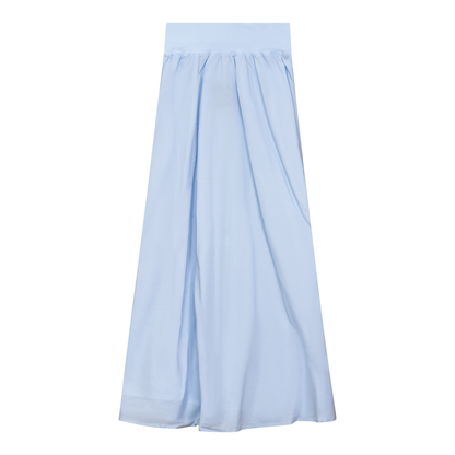 Circle Midi Skirt Light Blue