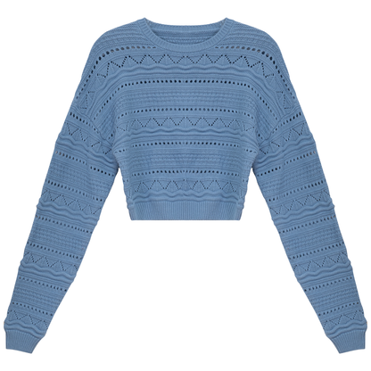 Multi Knit Sweater Bluebelle
