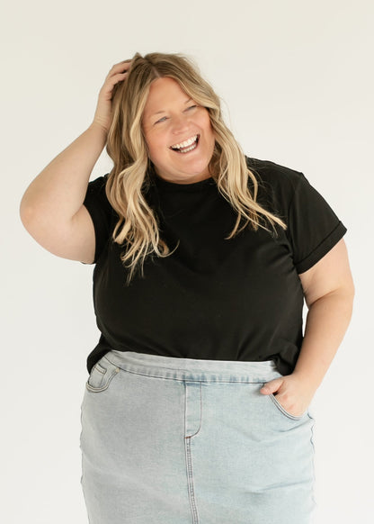 Short Sleeve Essential Basic T-shirt