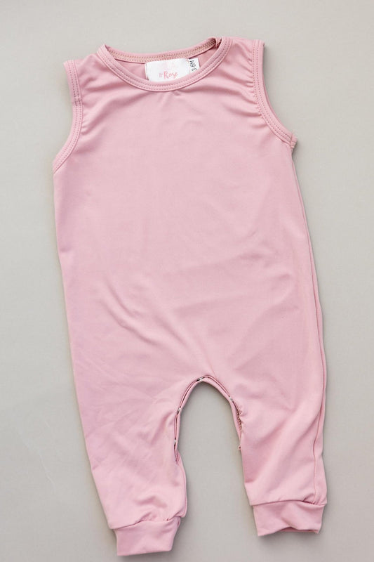 Vintage Pink Tank One-Piece Jogger