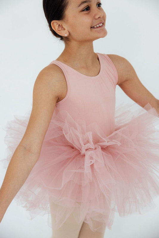 Vintage Pink Tank Tutu Leotard