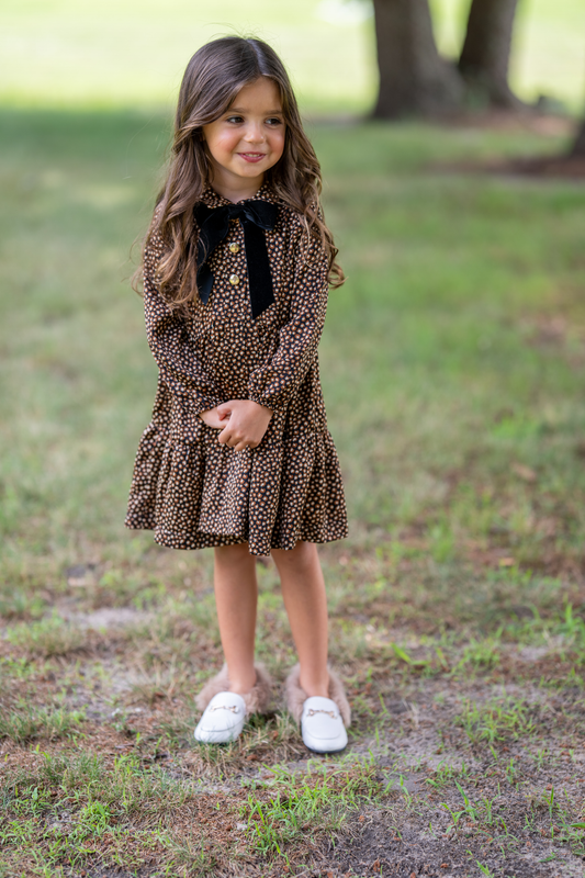 Tiered Dress With Front Placket