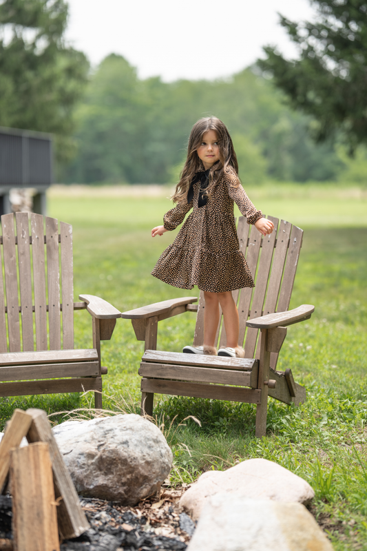 Tiered Dress With Front Placket