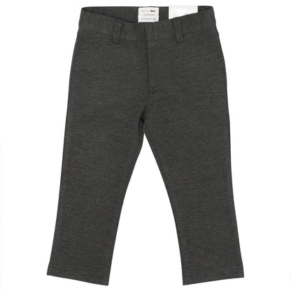 Basic Ponte Pants Charcoal Mix