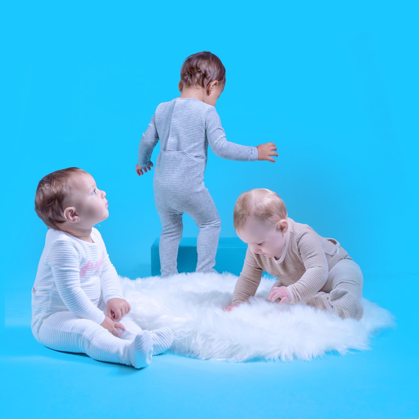 Ribbed Velour Fragile Onesie