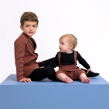 Rib Knit Shorts Apple Butter