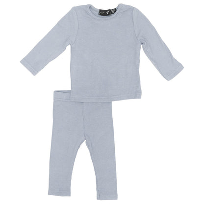 Basic Rib 2pc Blue Grey