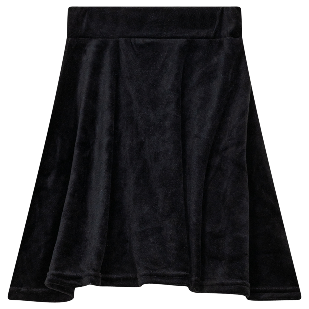 Velour Skirt Black