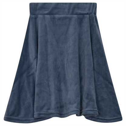 Velour Skirt Blue Mirage