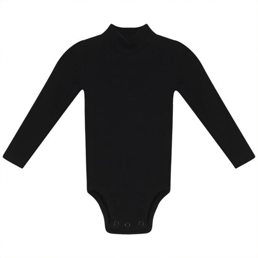 Rib Basic Henley Onesie