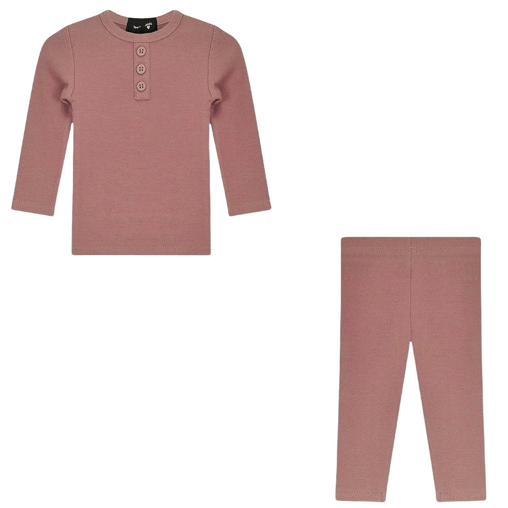 Rib 2 PC Set Blush