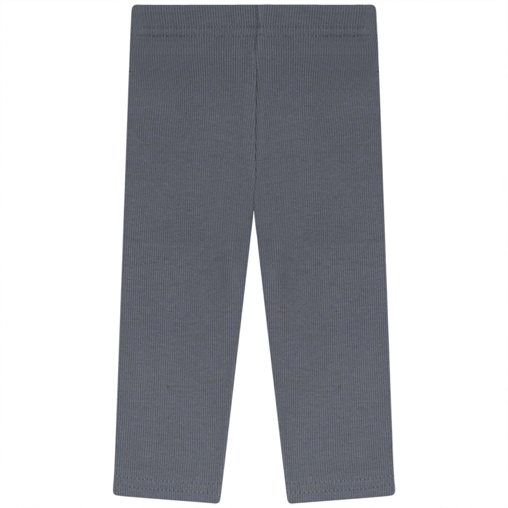 Rib Basic Henley leggings Blue Grey