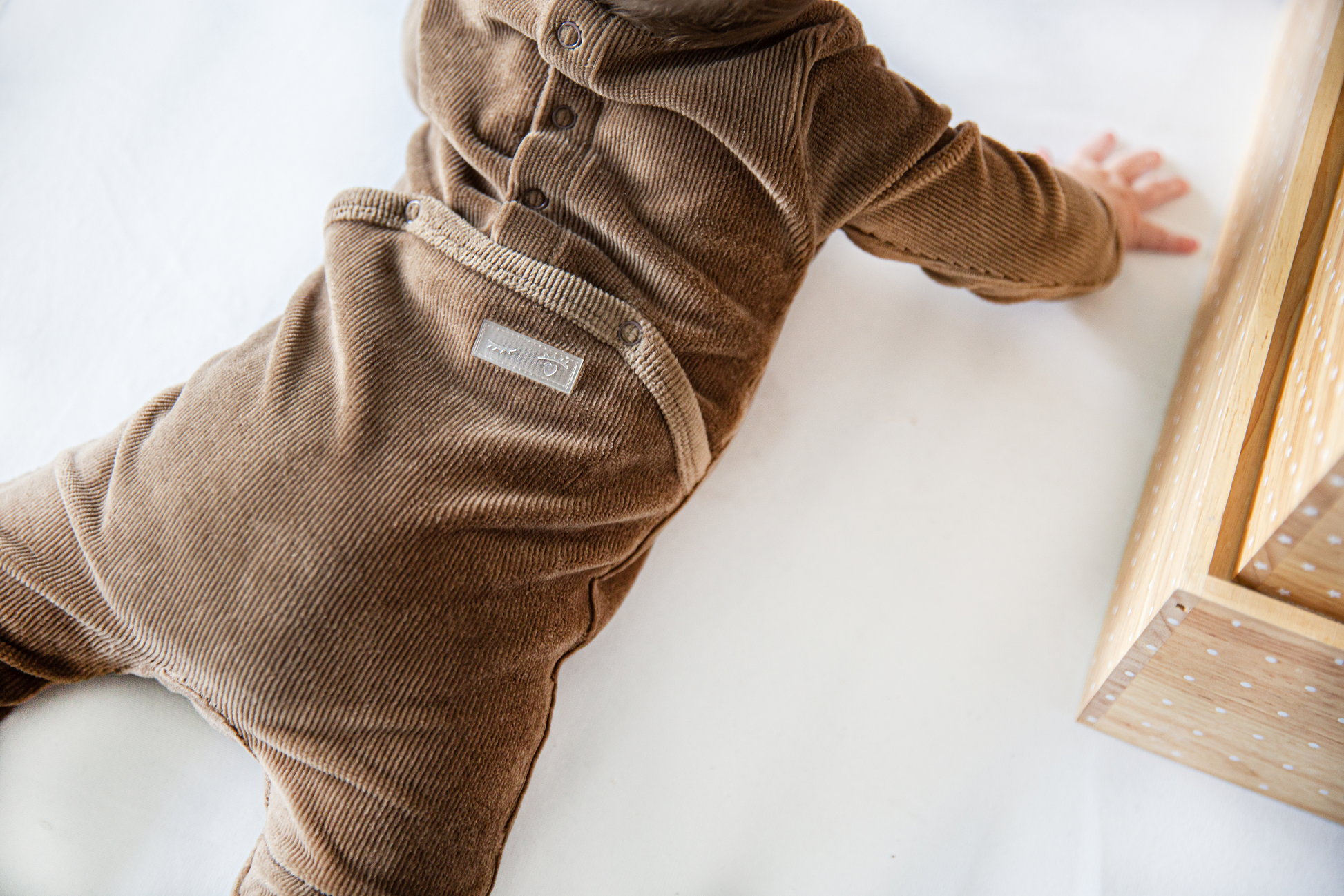 Mini Velour Rib Onesie