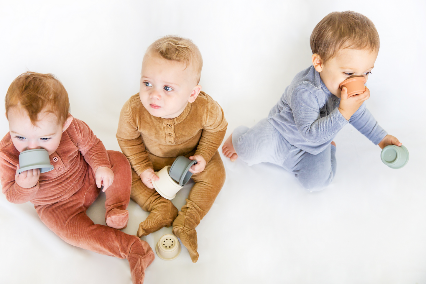 Mini Velour Rib Onesie