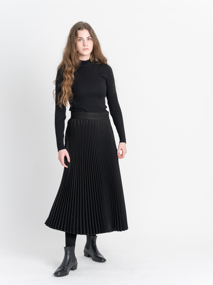 Wooly Accordian Pleated Skirt