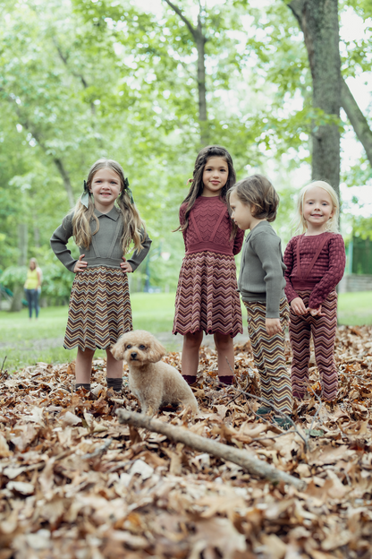 Zig Zag Skirt Skirt With Straps