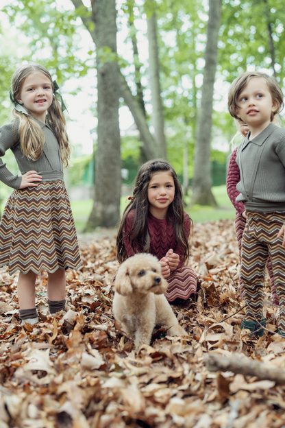 Zig Zag Skirt Skirt With Straps