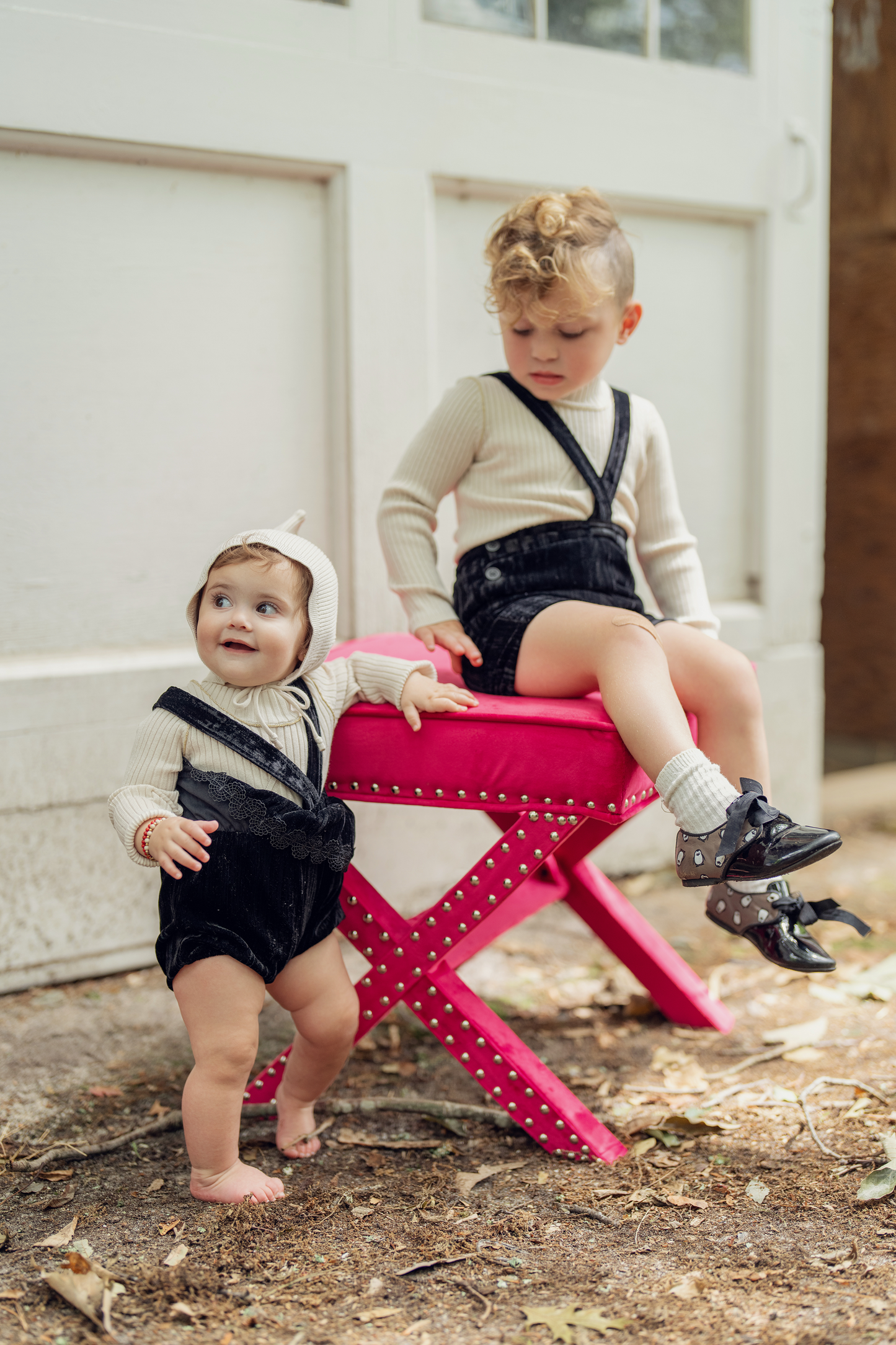 Rib Knit Top With Mock Neck