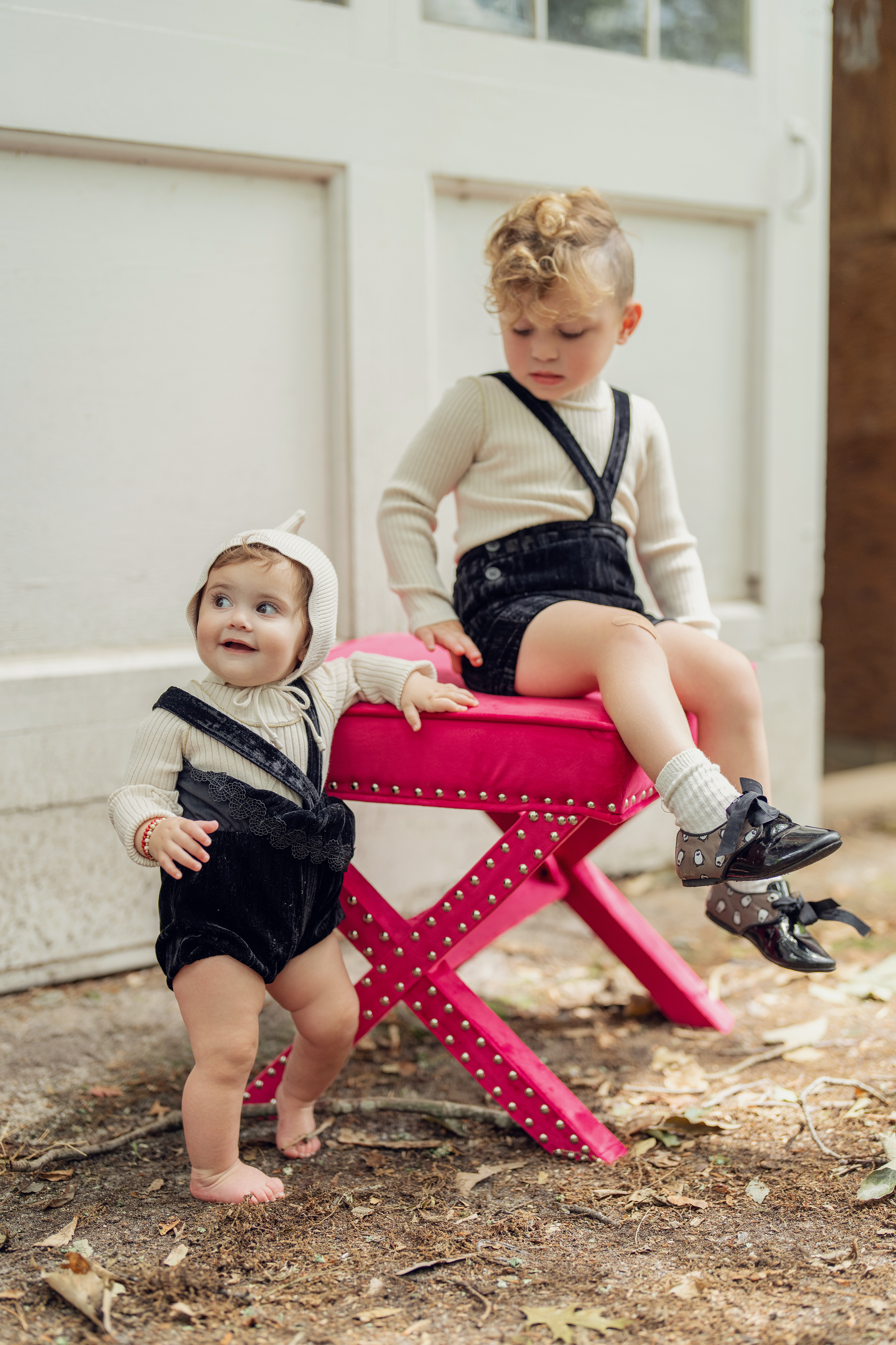 Rib Knit Top With Mock Neck