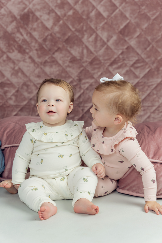 Grapes Print Rib 2PC Set