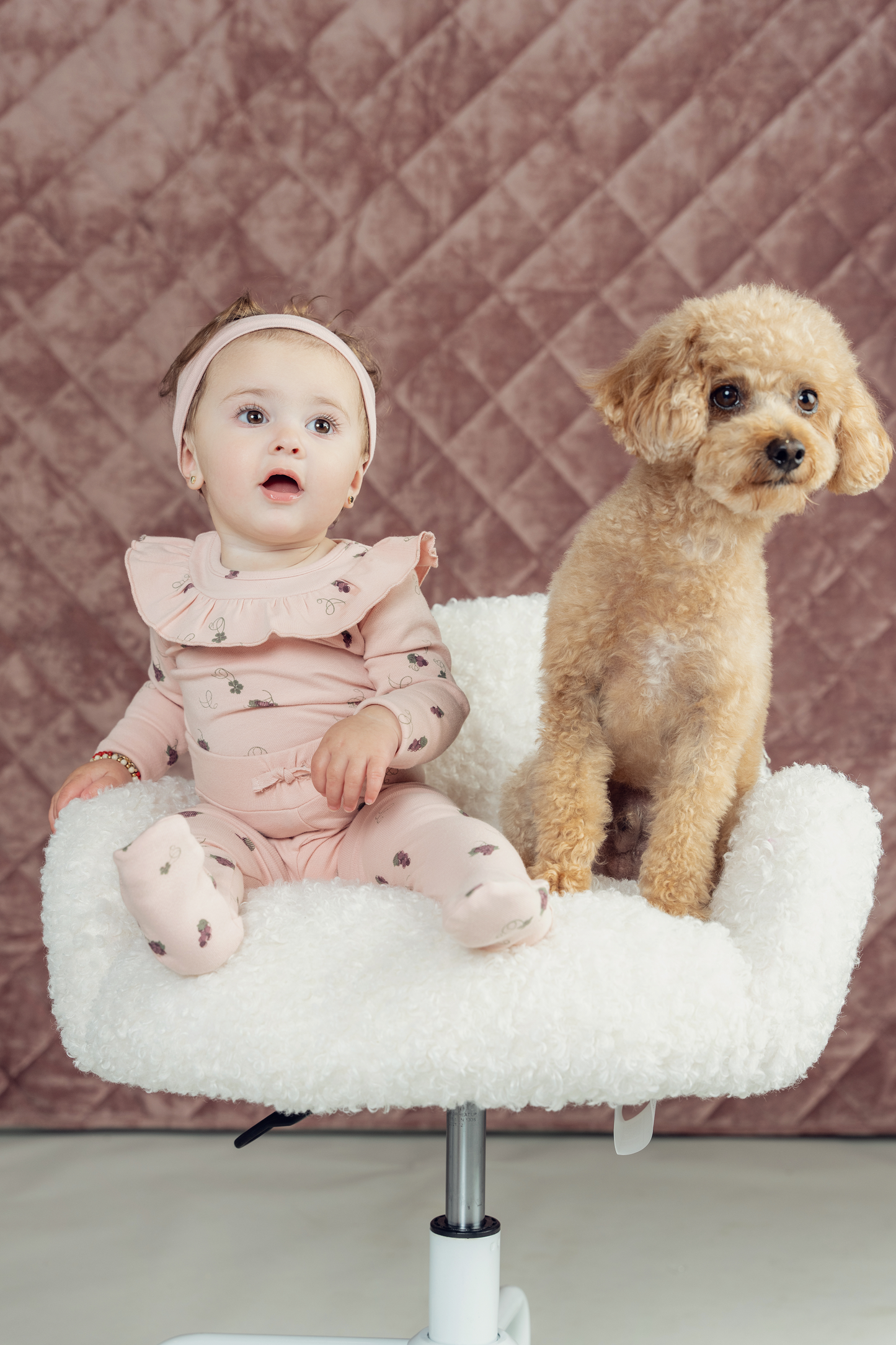 Grapes Print Rib 2PC Set