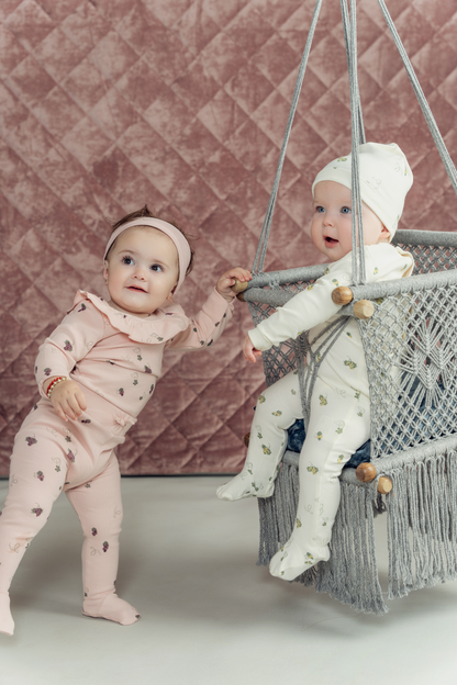 Grapes Print Rib 2PC Set