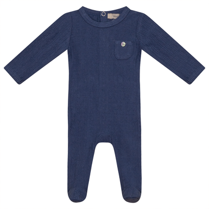 Onesie With Chest Pocket Indigo