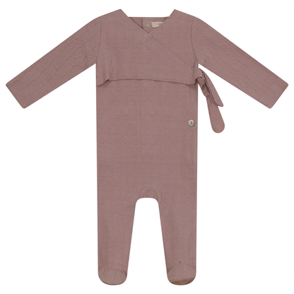 Wrap Look Onesie Mauve