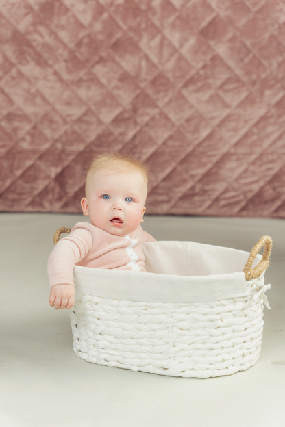 White And Gold Stars Print Velour Onesie