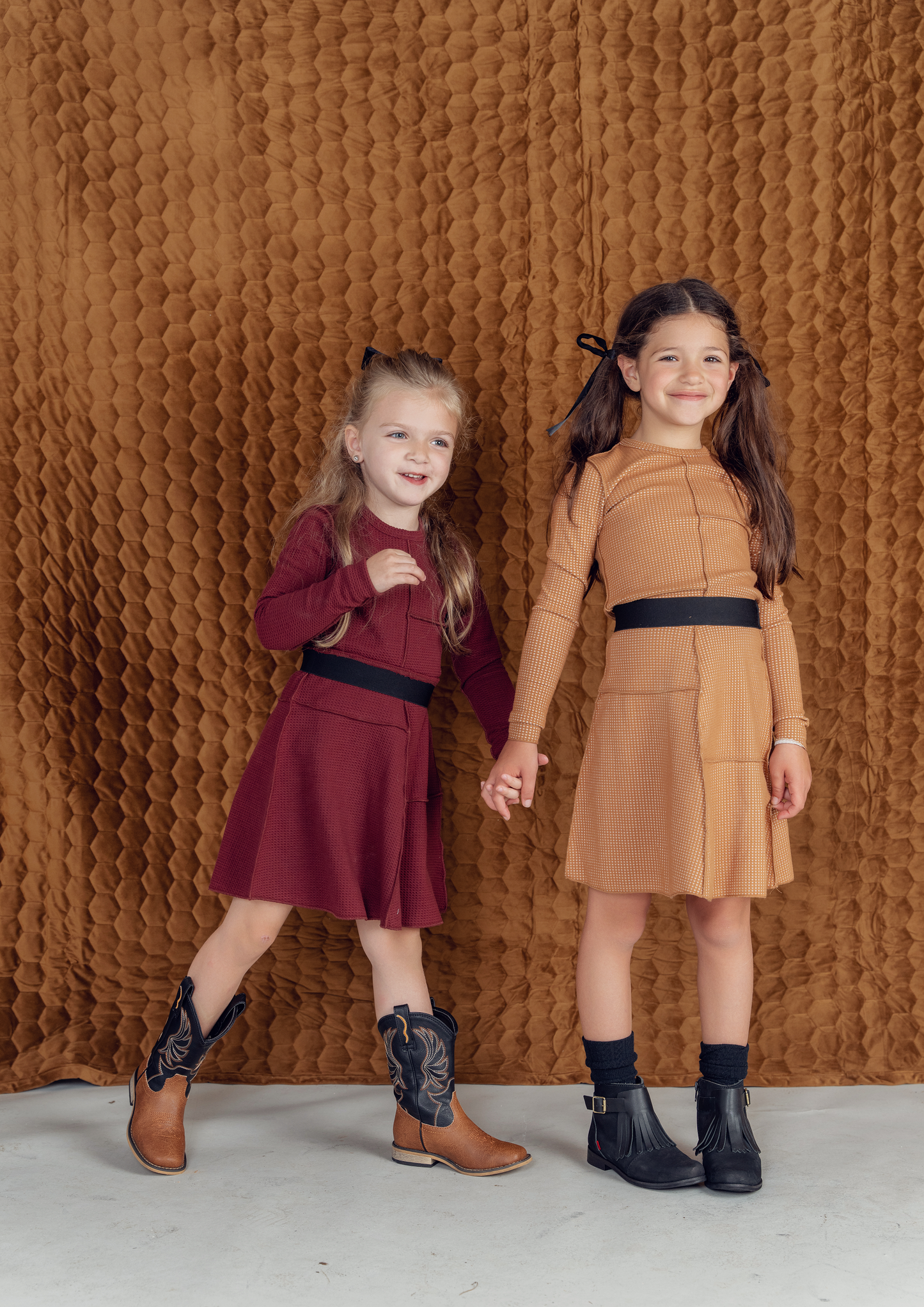 Asymmetric Cut Waffle Short Skirt