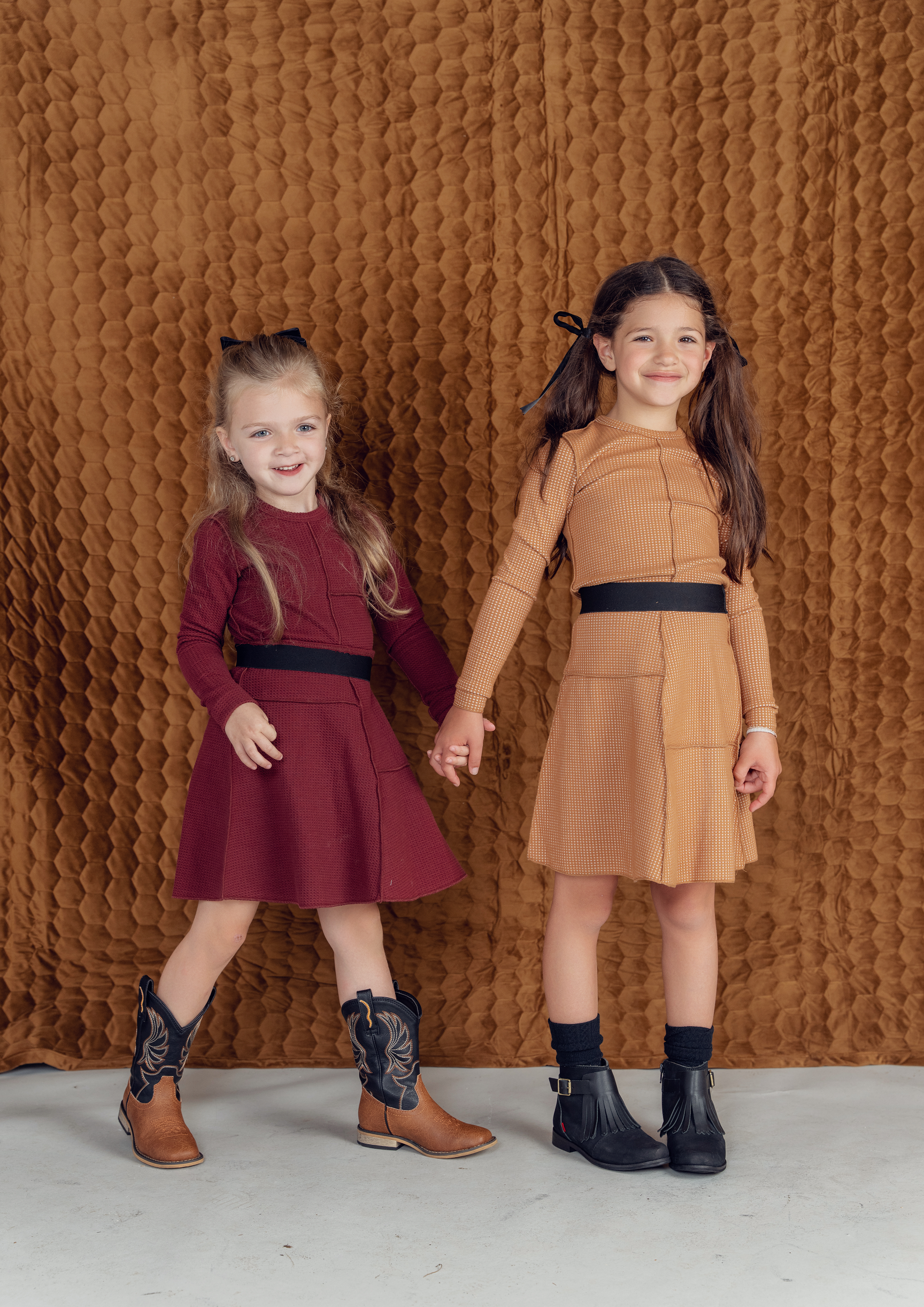 Asymmetric Cut Waffle Short Skirt