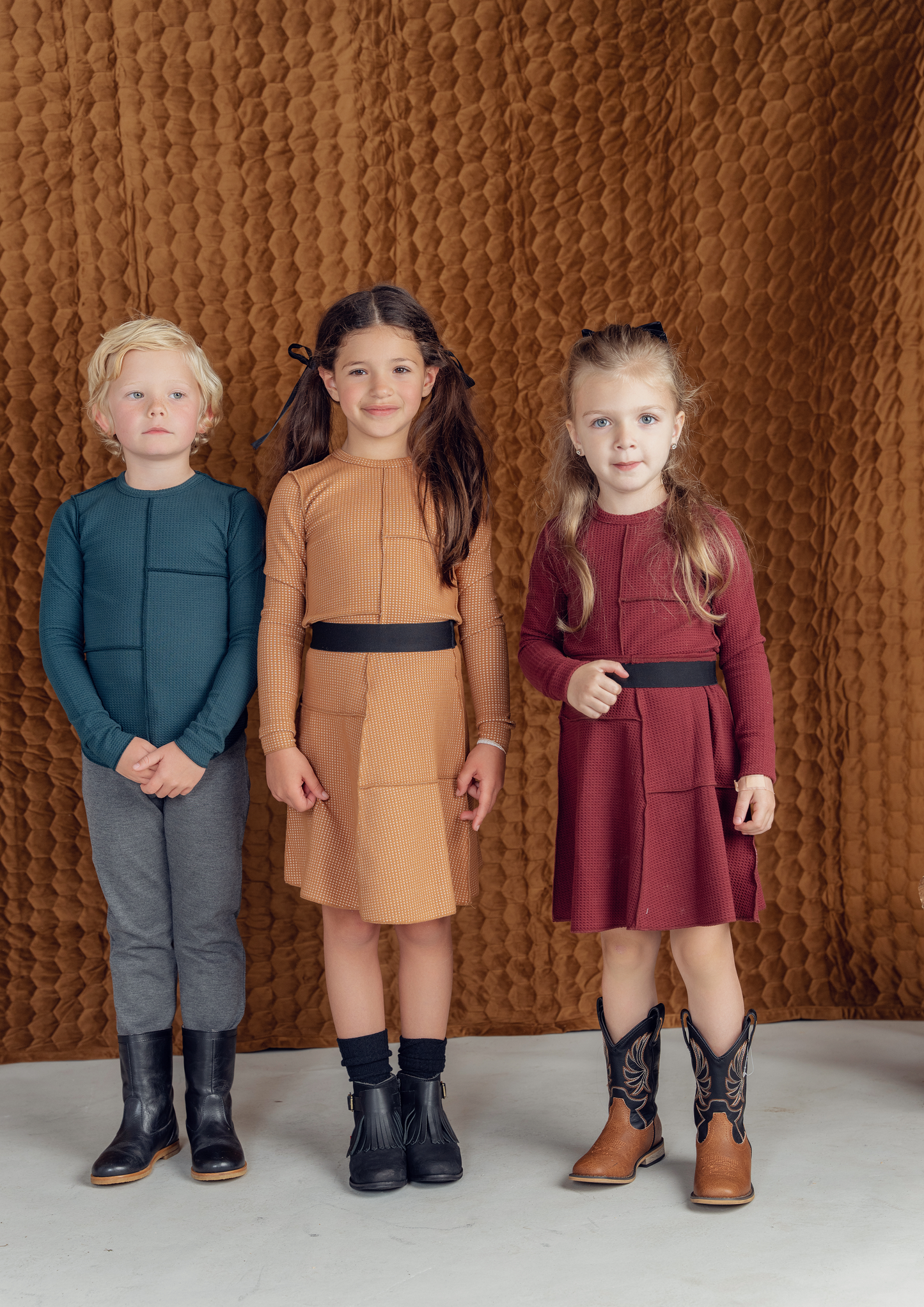 Asymmetric Cut Waffle Short Skirt