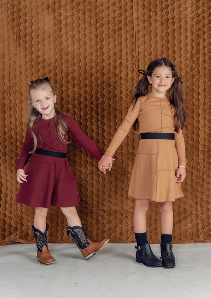 Asymmetric Cuts Waffle Top