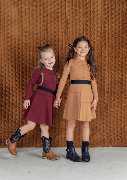 Asymmetric Cuts Waffle Top