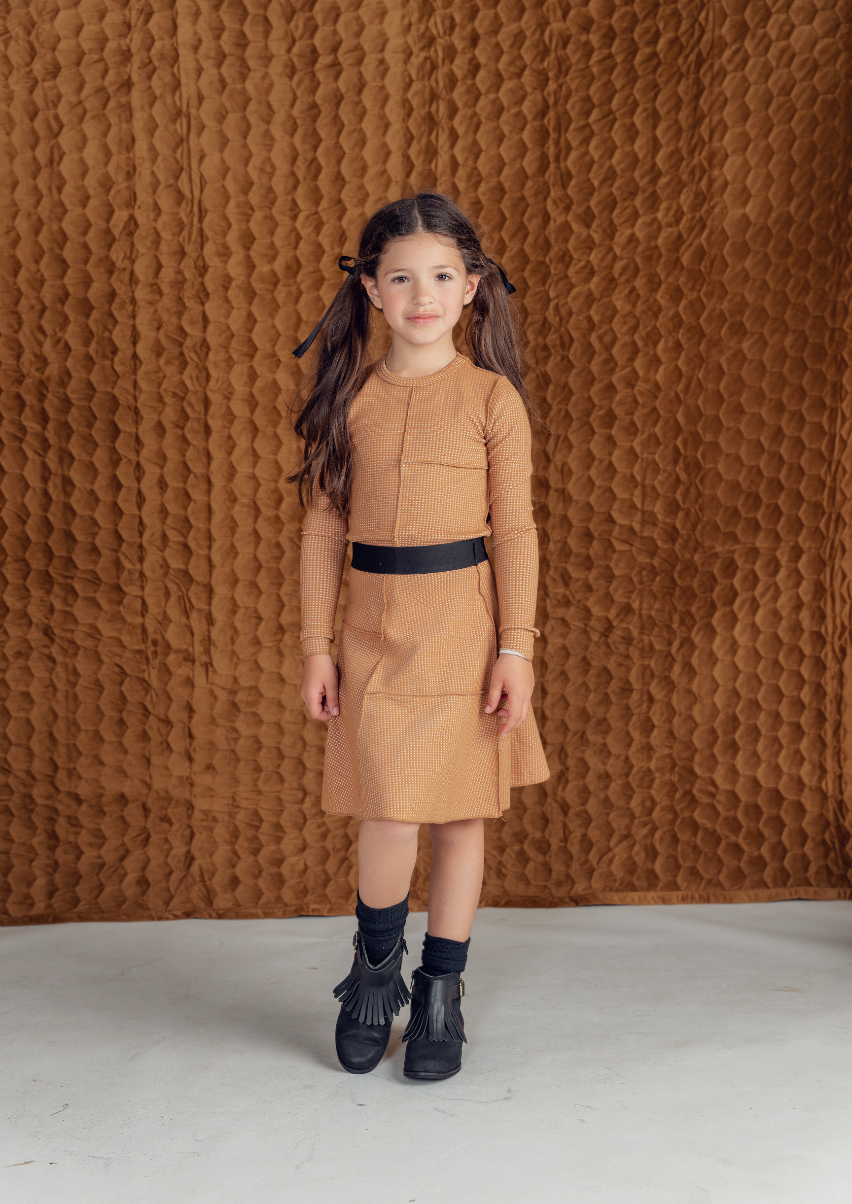 Asymmetric Cuts Waffle Top