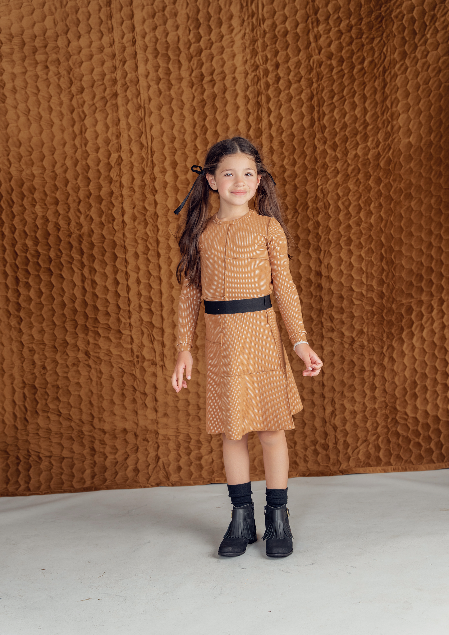 Asymmetric Cuts Waffle Top