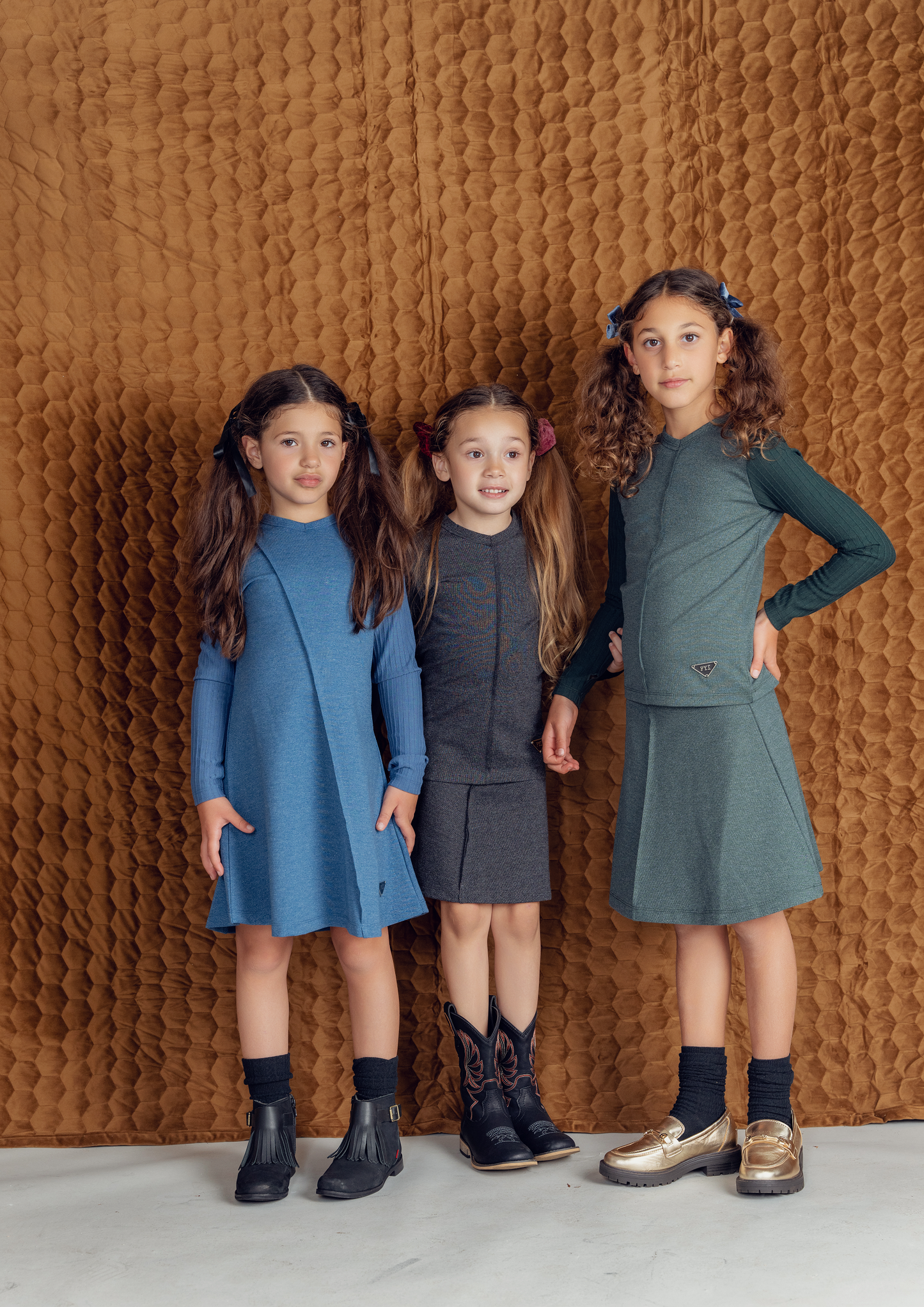 Fine Rib A-Line Skirt