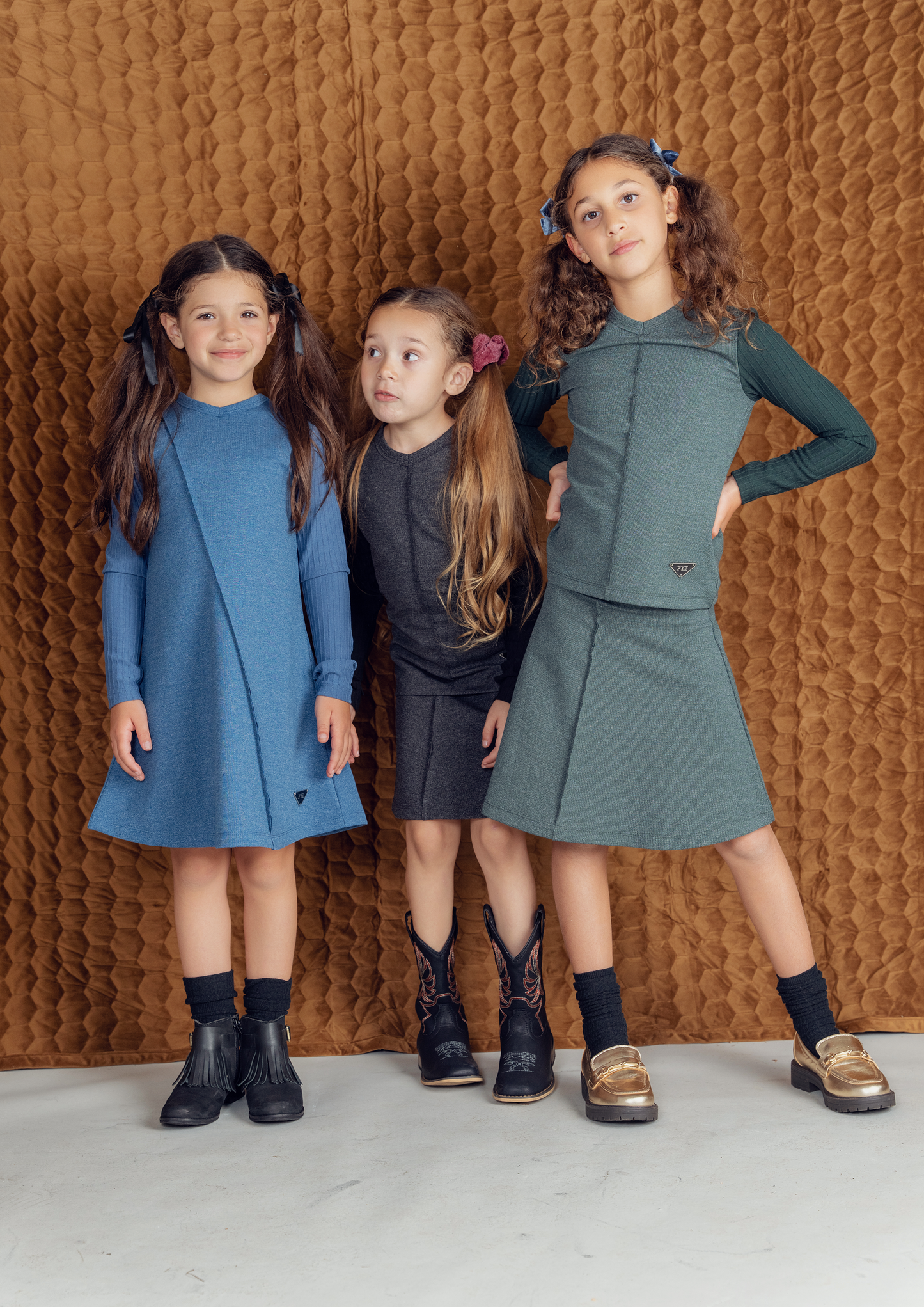 Fine Rib A-Line Skirt