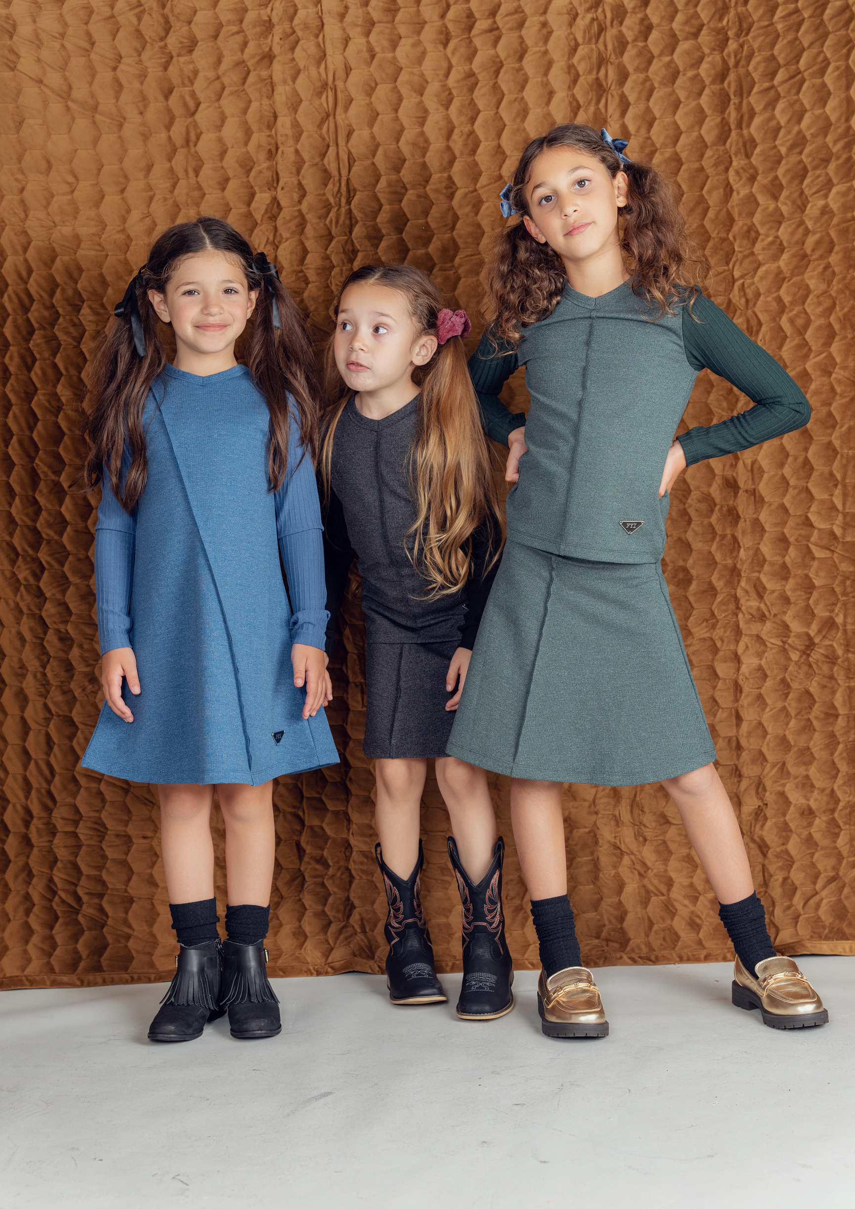 Fine Rib A-Line Skirt