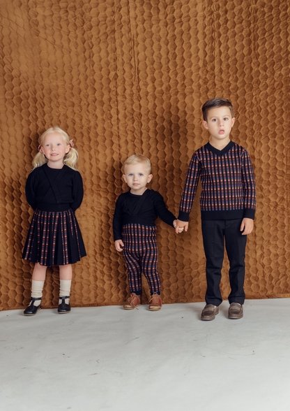 Rib Knit Top With Puff Sleeves